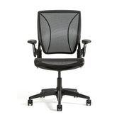 Humanscale World One Chair - Adjustable Arms Cascade Mesh Black